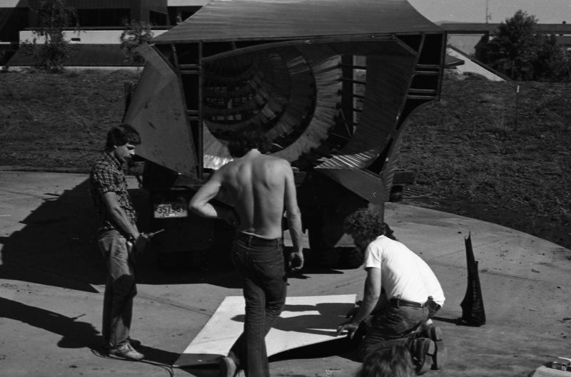 1981 Sculpture, Amphitheater Install 06