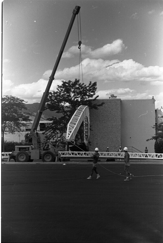 1988 Campus, Tennis Courts Construction 03