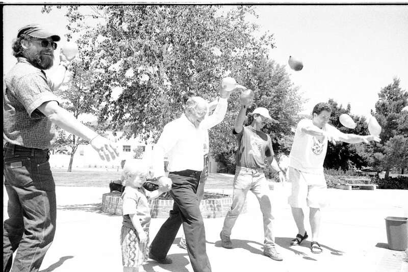 1991 New Sidewalk Dedication, Water Balloons 02