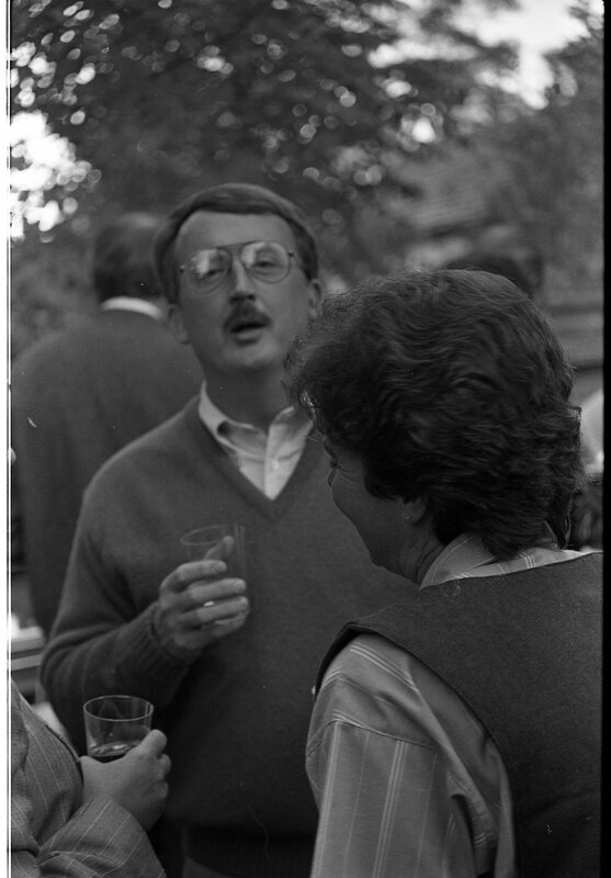 1989 Students &amp; Employees, Reception at President's House 14