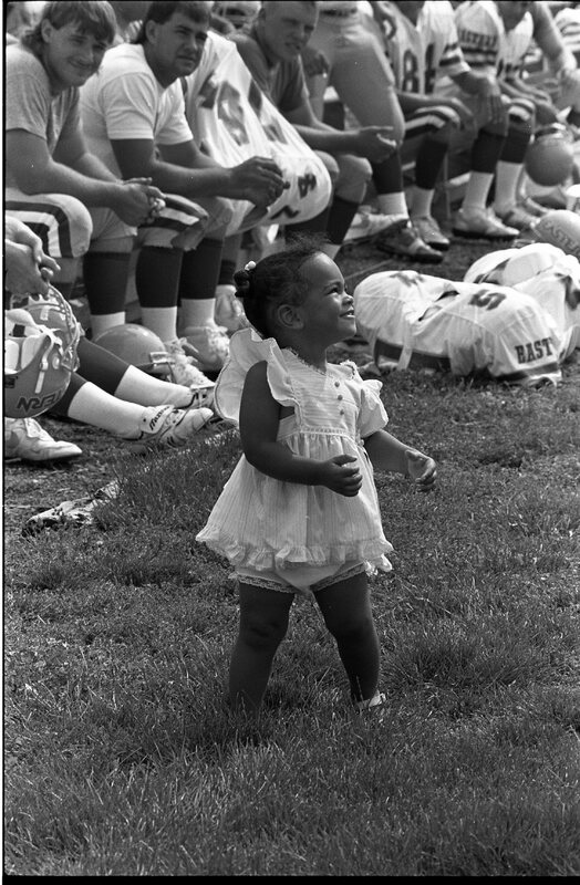 1988 Football Player, Brian Sap and Daughter 02