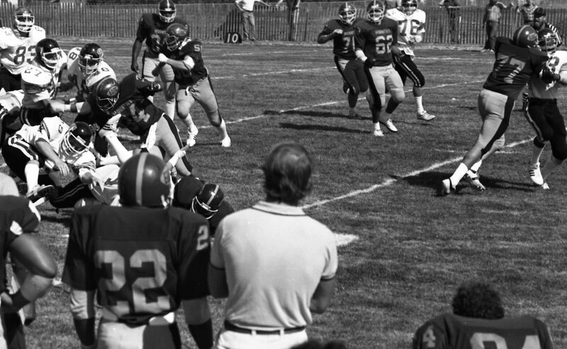 1982 Football, EOSC vs. Whitworth, September 22nd 11
