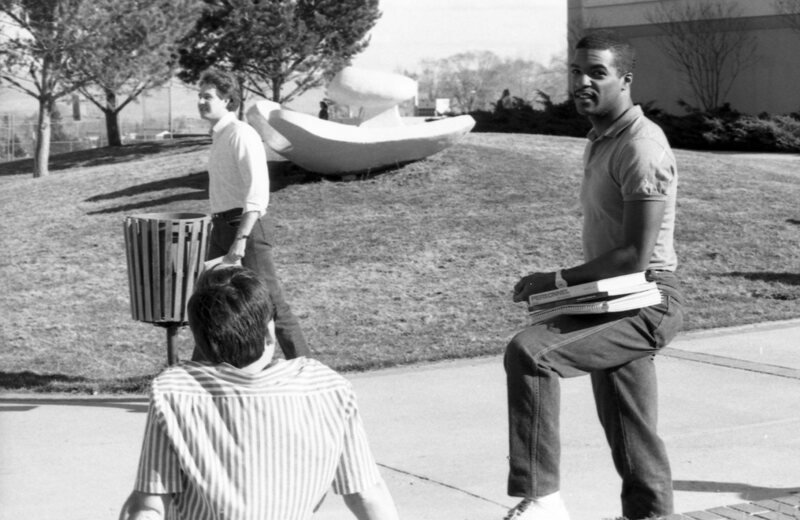 1986 Students, Outdoors in March 27