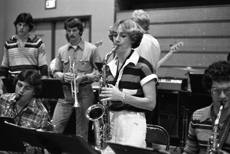1981 Alumni Basketball Game, Pep Band 02