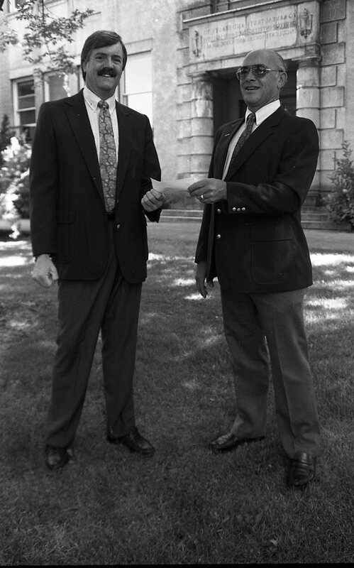 1990 Check Presentation, Jim Hottois 02
