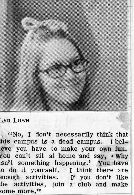70's Student, Lyn Lowe