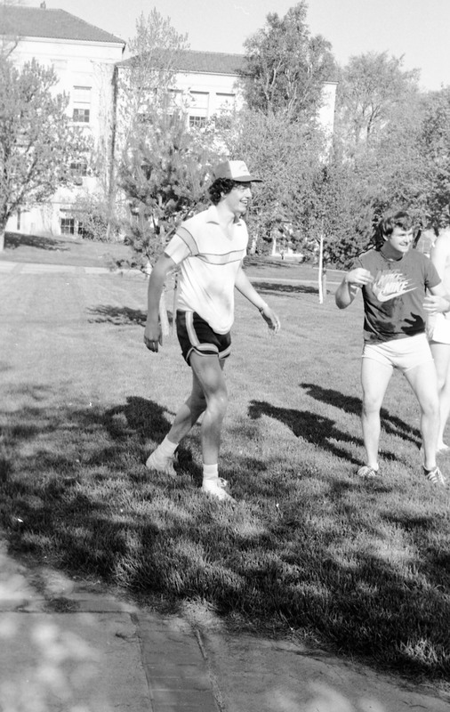 1981 Dorm Play Day & Steak Fry, Water Balloons 03