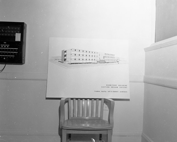 1958 Drawing, Dorion Hall 1-2