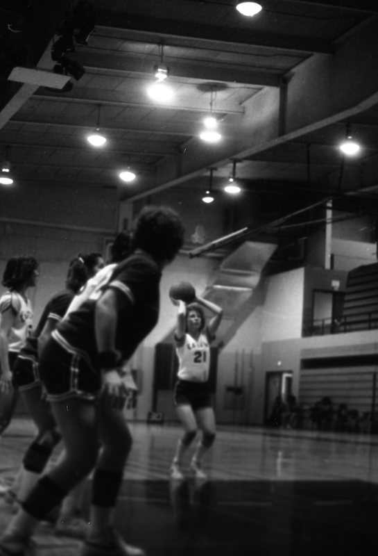 1981 Women's Basketball Action, January Home Game 08