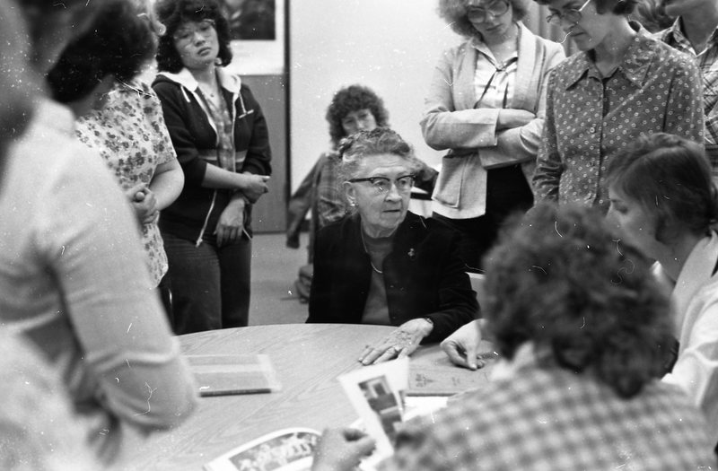 1980 Classroom, Elderly Guest 04