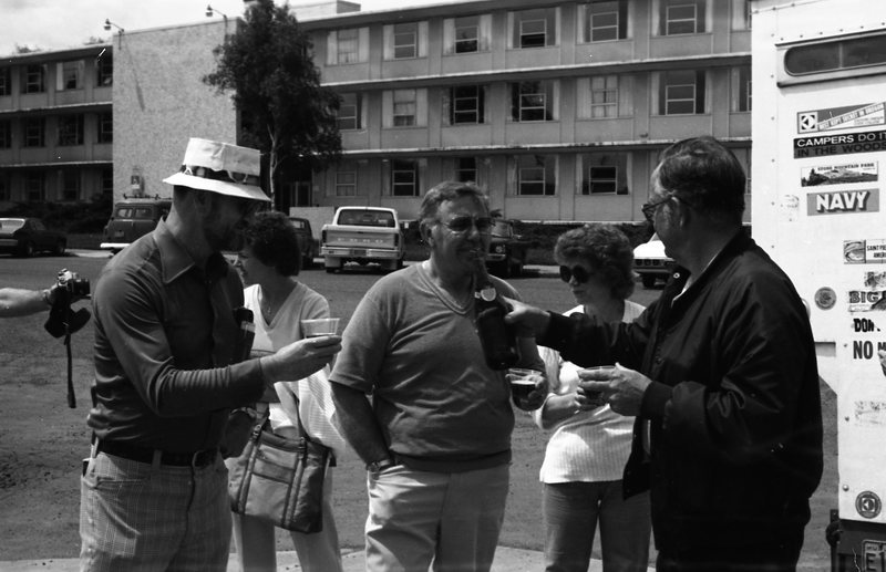 1981 Micronesian Trip, Departure Party 02