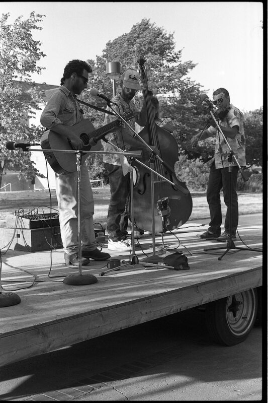 1989 Employee BBQ, Band Performs 04