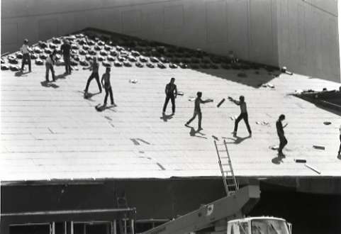 1989 Loso Hall Construction, Roof 01