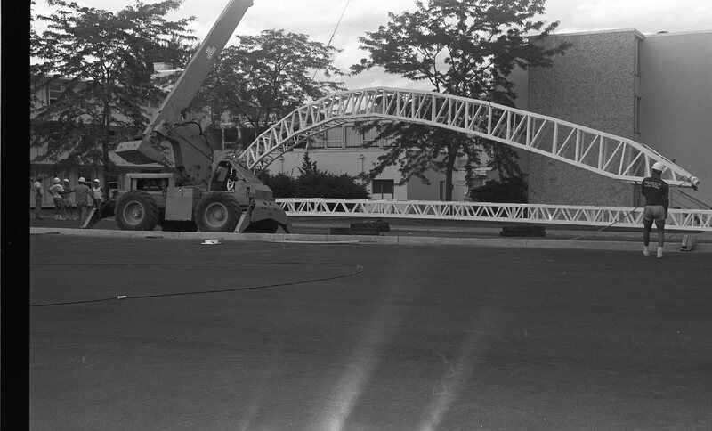 1988 Campus, Tennis Courts Construction 07
