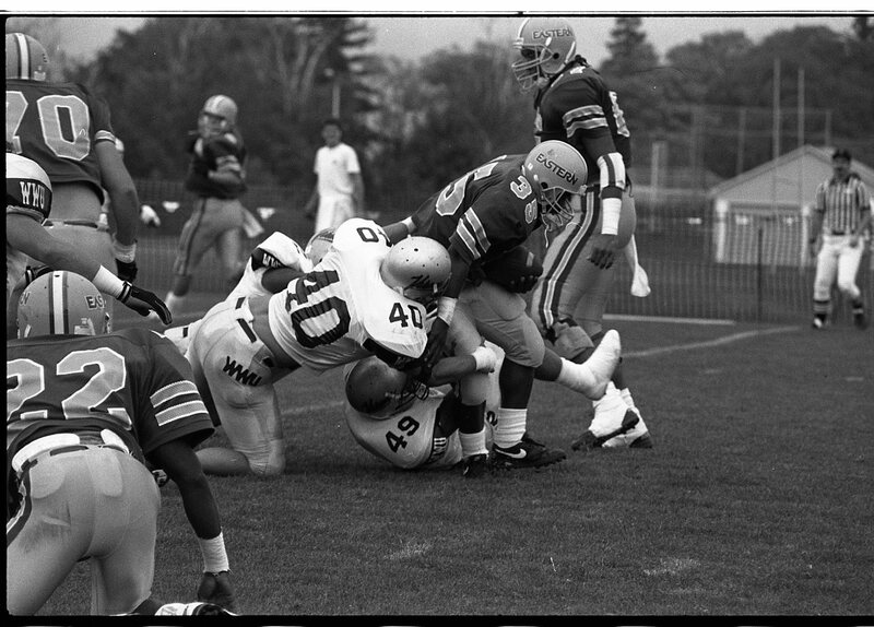 1991 Football Action, Western Washington University at EOSC 16