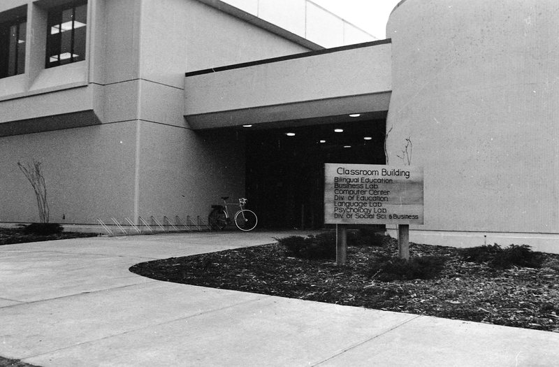 1975 Zabel Hall Entrance