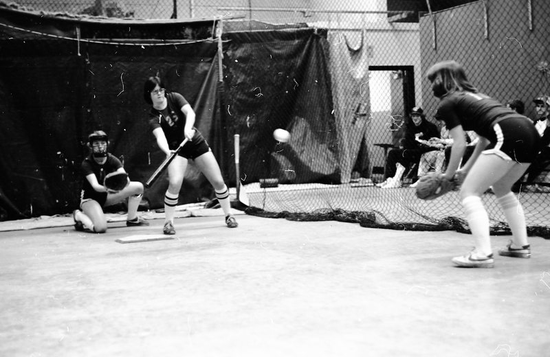 80's Softball Action, Indoors 01