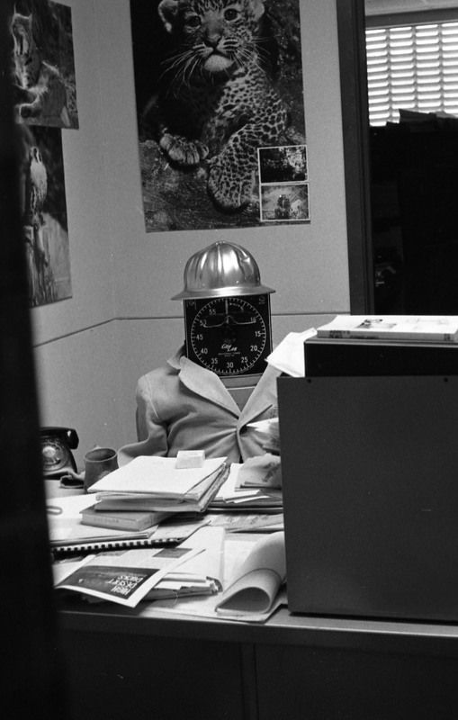1981 Sculpture, Time Clock Man 03