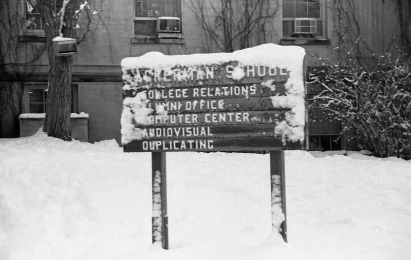 1984 Ackerman School Sign