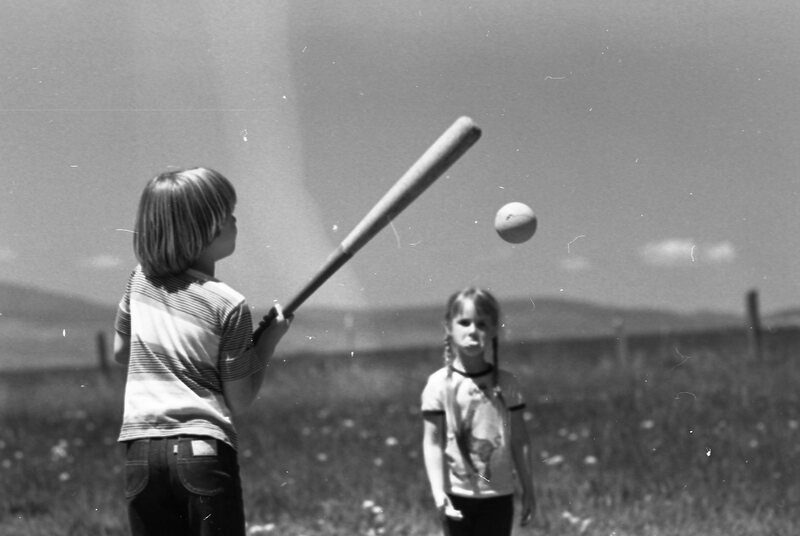 1979 Keating School, Children Playing Outdoors 05