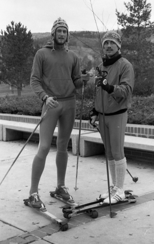 1985 Skiing on Campus 07