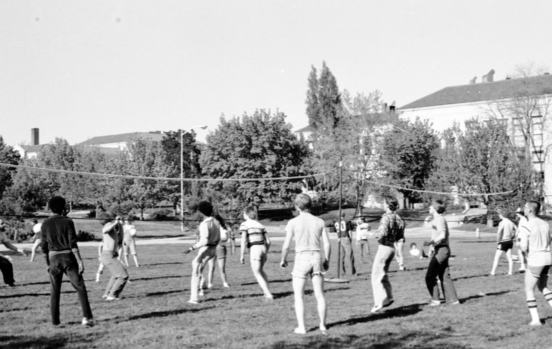 1981 Dorm Play Day &amp; Steak Fry, Volleyball 07