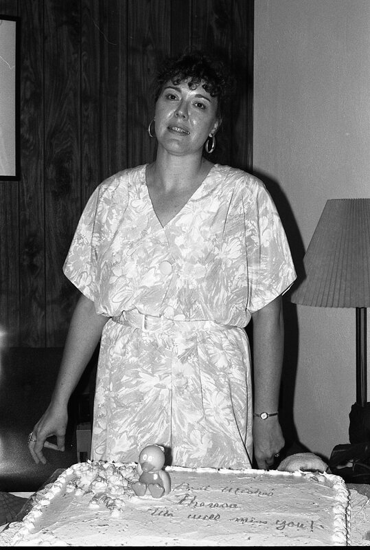 1990 Employees, Theresa Jordan Goodbye Party 03