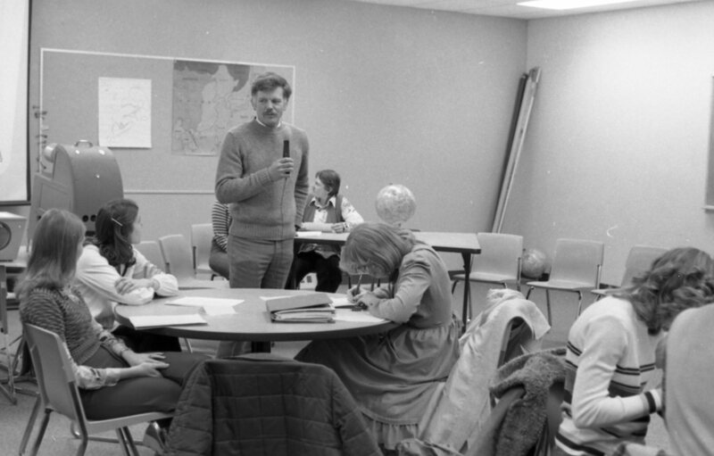 1978 Classroom, Ted Brown's Social Studies Methods Class 06