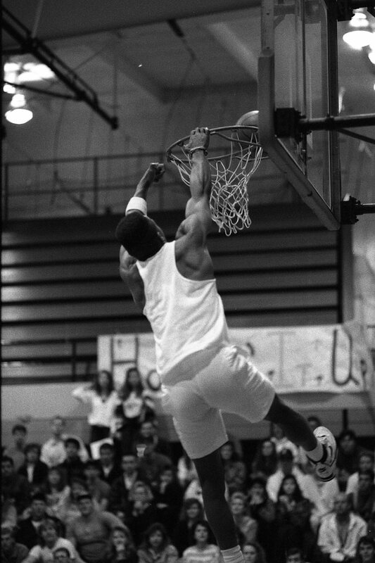 1991 Basketball, Intramural Dunk Contest 04