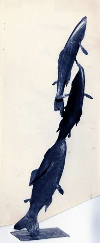 Sculpture, Bronze Fish