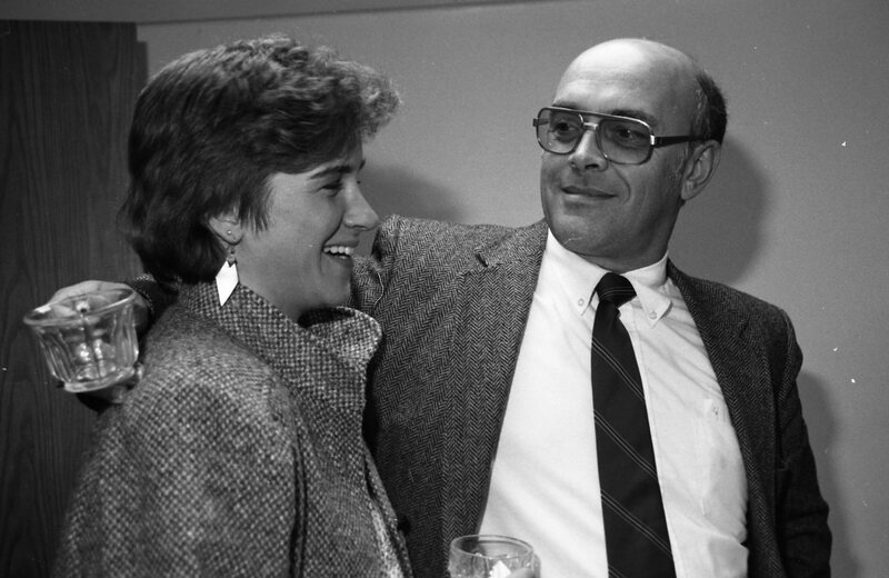 1986 Chancellor William "Bud" Davis, Employee Reception 08