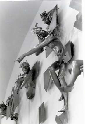 1992 Sculpture, Metal People 1