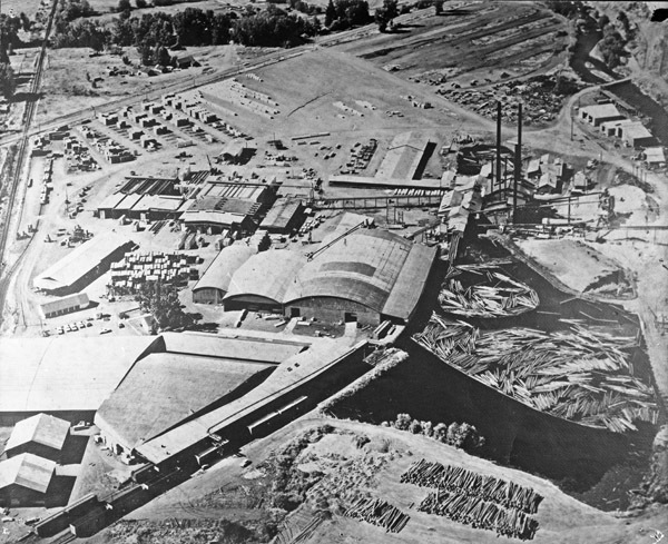 Aerial, Wallowa Sawmill