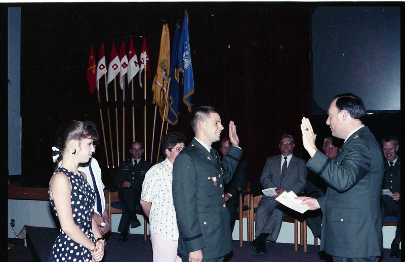 1991 ROTC Ceremony, Oath 04