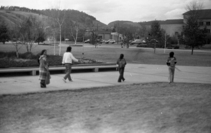 1983 Students, Walking on Campus 04
