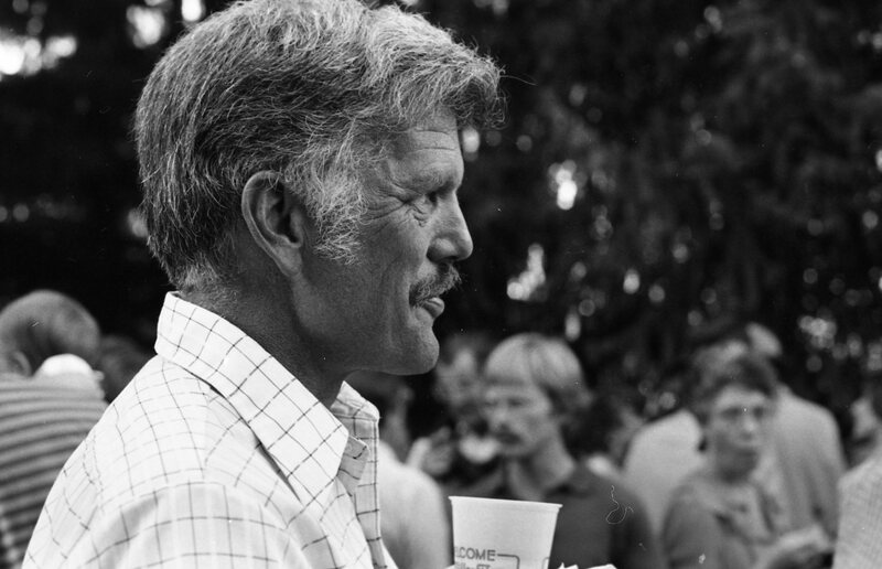 1984 School Begins, Faculty &amp; Staff Reception at President Gilbert's House 12