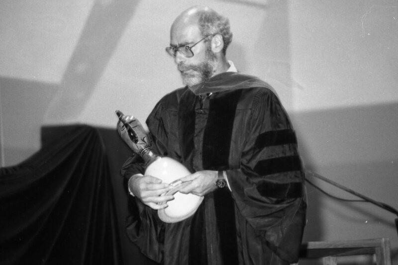 1986 Graduation, Faculty Walk 03
