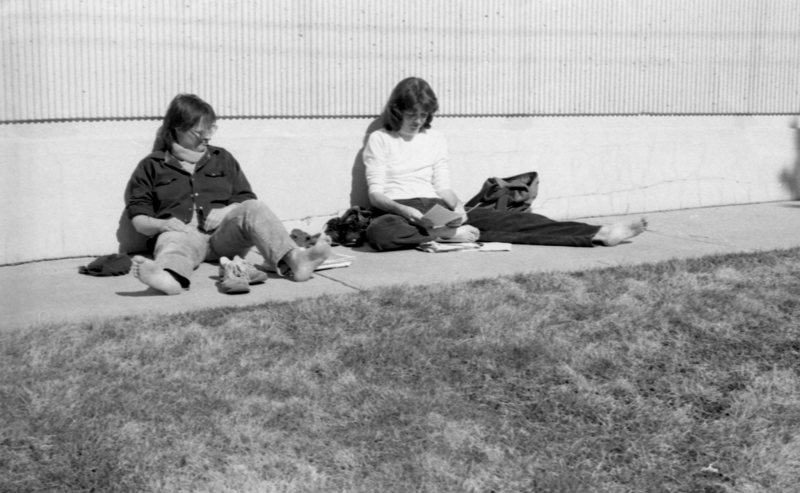 1986 Students, Outdoors in March 06