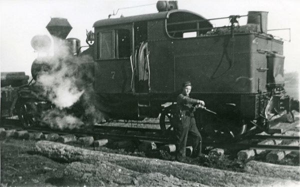 Train Engine, Heisler #7 1