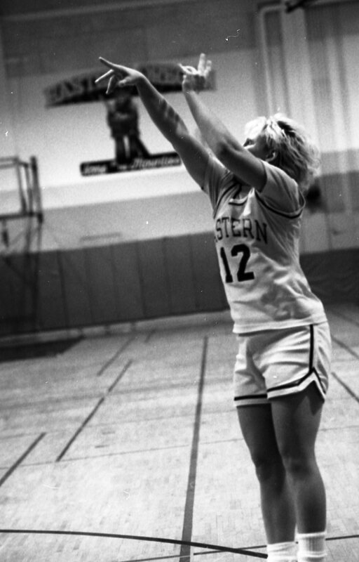 1987 Women's Basketball Action, George Fox at EOSC 29