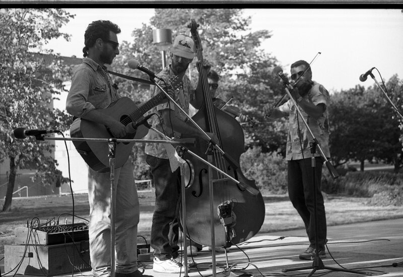 1989 Employee BBQ, Band Performs 03