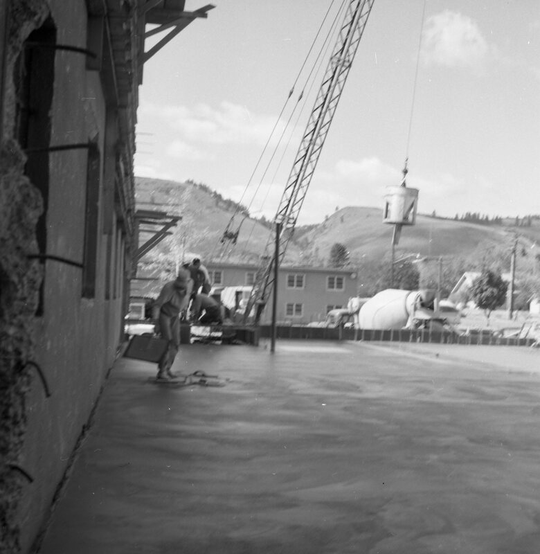 1971 Walter M. Pierce Library Remodel, Cement 20