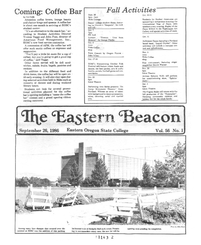1986-87 The Eastern Beacon