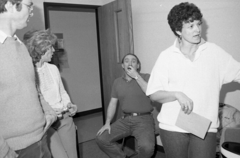 1986 Employee Party, Claudia Jensen Resigns 06