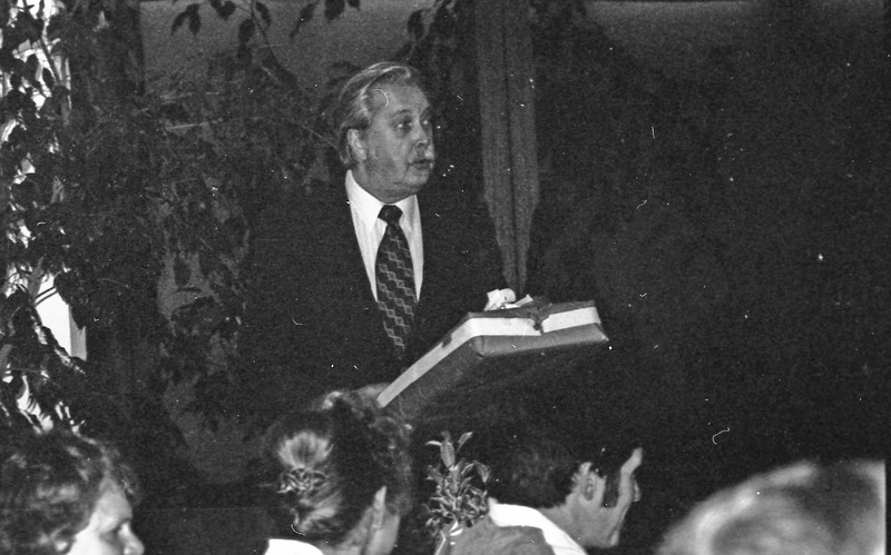 1985 Chancellor Visit, Dinner 09