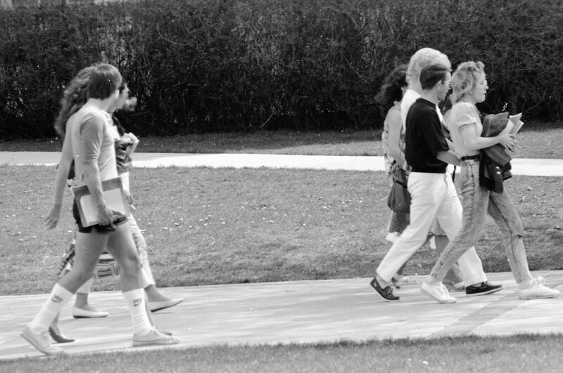 1987 Students, Walking 08
