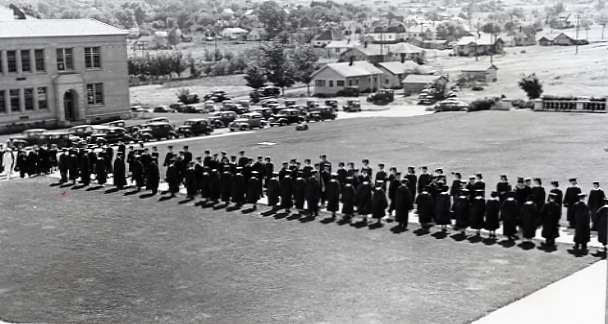 1940 Graduation Procession