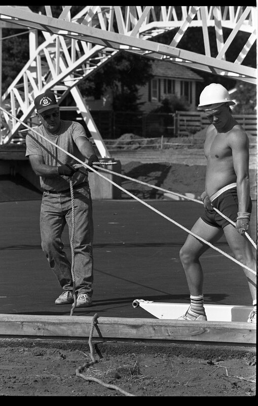 1988 Campus, Tennis Courts Construction 25