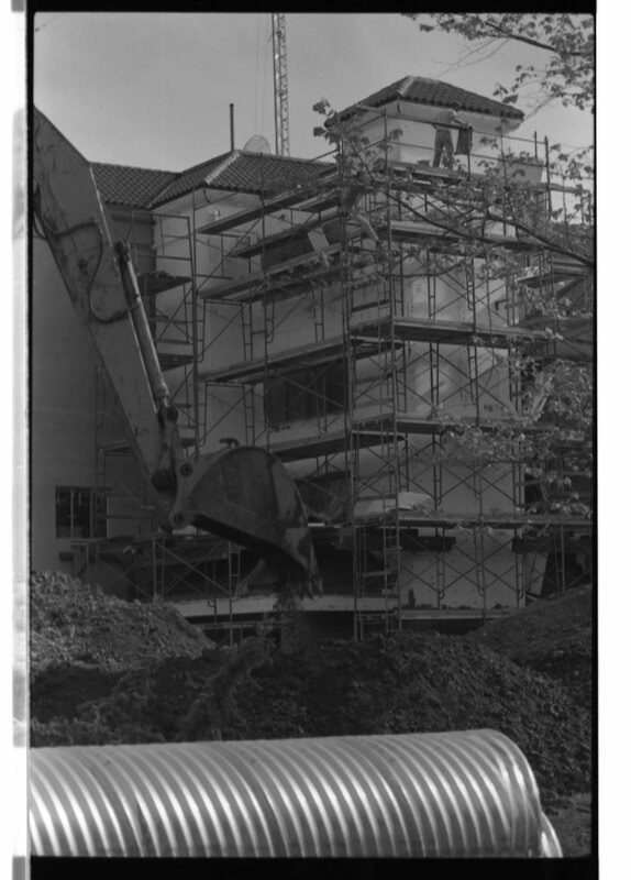 1989 Walter M. Pierce Library, Exterior Work 02