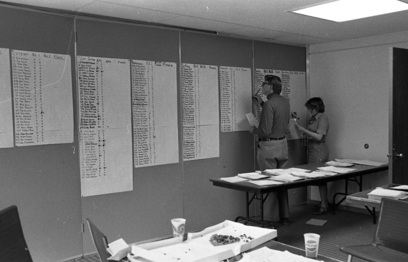 1977 Speech Tournament Set-up 4